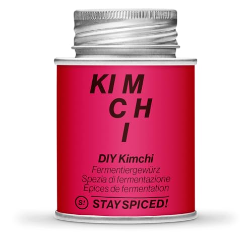 STAY SPICED ! Traditionell Koreanisches Kimchi | DIY | Asiatisch | Gochugaru Chili | zum Selber machen | Füllgewicht 90g | in edler Weißblechdose STAY SPICED ! Traditionell Koreanisches Kimchi | DIY | Asiatisch | Gochugaru Chili | zum Selber machen | Füllgewicht 90g | in edler Weißblechdose von stay spiced!
