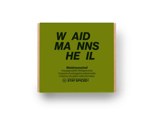STAY SPICED ! Geschenkbox „Weidmansheil“ mit 4 ausgewählten Wildgewürzen aus der Gewürzmanufaktur I ideal als Geschenk für Mann und Frau STAY SPICED ! Geschenkbox „Weidmansheil“ mit 4 ausgewählten Wildgewürzen aus der Gewürzmanufaktur I ideal als Geschenk für Mann und Frau von stay spiced!