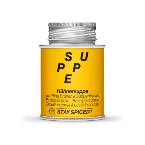 STAY SPICED ! I HÜHNERSUPPE,170ML SCHRAUBDOSE I GLUTENFREI I GEWÜRZ I FÜLLGEWICHT 100g von stay spiced!