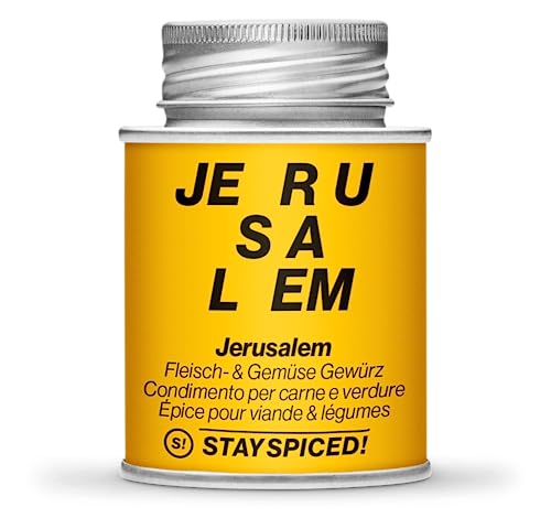 STAY SPICED ! - Jerusalem, Fleisch- & Gemüse-Gewürz I NENI I HAYA MOLCHO I Levante Küche I ideal für Vegetarisch und Vegan I 100% natürliche Inhaltsstoffe von stay spiced!