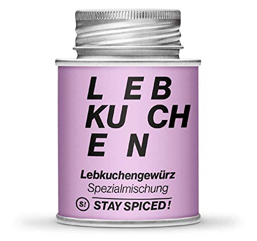 STAY SPICED ! Lebkuchengewürz I "SPICE-spezial" I Köstliches Weihnachtsgewürz I Verpackt in 170 ml Schraubdose von stay spiced!