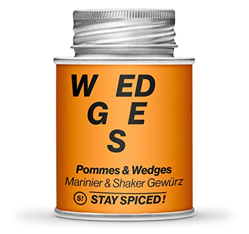 Pommes & Wedges Gewürz von STAY SPICED ! I Edles Kartoffelgewürz für Groß und Klein I BBQ Gewürz für alle Kartofellgerichte I 170 ml Pommes & Wedges Gewürz von STAY SPICED ! I Edles Kartoffelgewürz für Groß und Klein I BBQ Gewürz für alle Kartofellgerichte I 170 ml von stay spiced!