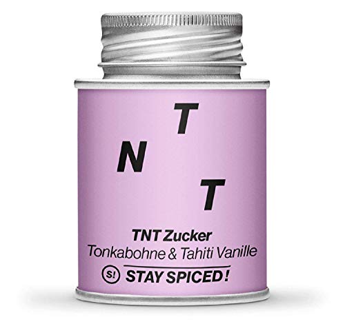 STAY SPICED ! TNT - Zucker - Tonkabohne Tahiti Vanille I Begeistert Spitzenköche und Feinschmecker I Verpackt in 170 ml Schraubdose STAY SPICED ! TNT - Zucker - Tonkabohne Tahiti Vanille I Begeistert Spitzenköche und Feinschmecker I Verpackt in 170 ml Schraubdose von stay spiced!