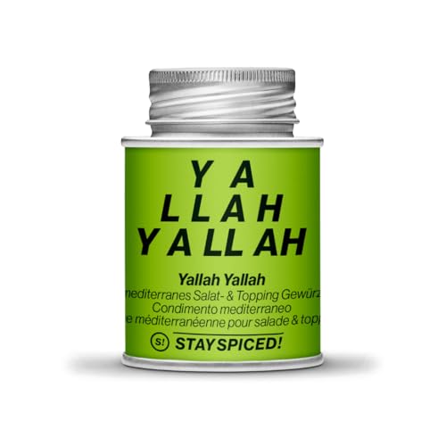 STAY SPICED ! - Yallah Yallah, mediterraes Salat- & Topping-Gewürz I NENI I HAYA MOLCHO I Levante Küche I perfekt für Vegetarisch und Vegan I 100% natürliche Inhaltsstoffe STAY SPICED ! - Yallah Yallah, mediterraes Salat- & Topping-Gewürz I NENI I HAYA MOLCHO I Levante Küche I perfekt für Vegetarisch und Vegan I 100% natürliche Inhaltsstoffe von stay spiced!