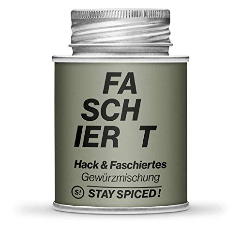 Stay Spiced! Faschiertes & Hackbraten Gewürzmischung I verpackt in 170 ml Schraubdose von stay spiced!