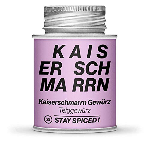Stay Spiced! Kaiserschmarrn Gewürz I für knusprigen karamellisierten Kaisserschmarrn I verpackt in 170 ml Schraubdose von stay spiced!