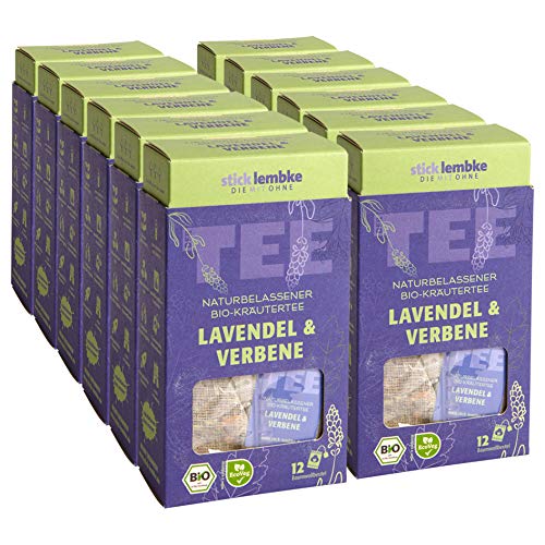 stick & lembke Bio-Kräutertee Lavendel & Verbene 12 x 2,5 g, 12er Pack stick & lembke Bio-Kräutertee Lavendel & Verbene 12 x 2,5 g, 12er Pack von Stick & Lembke