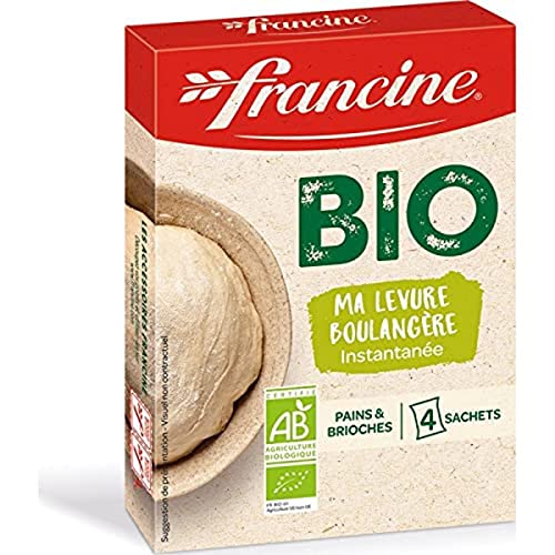 Francine - Bäckerhefe bio 36g - Lot De 4 - Preis pro Los - Schnelle Lieferung von süße Lebensmittel