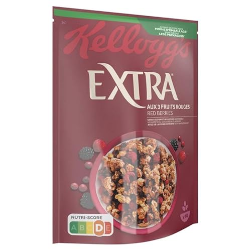 Kellogg'S - Extra rote Frucht 450g - Lot De 3 - Preis pro Los - Schnelle Lieferung von süße Lebensmittel