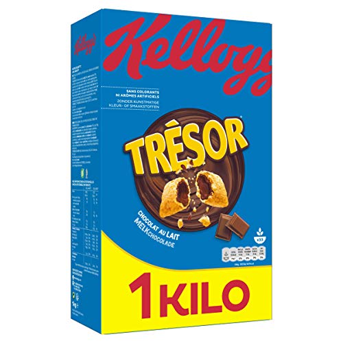 Kellogg'S - Tresor Milchschokolade 1 kg - Lot De 3 - Preis pro Los - Schnelle Lieferung von süßer Snack