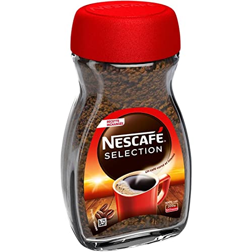 Nescafé - Auswahl Löslicher Kaffee Kräftig und intensiv 200G - Lot De 3 - Preis pro Los - Schnelle Lieferung von süßer Snack