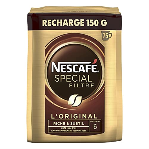 Nescafé - Spezielle Filterbeutel 150G - Lot De 3 - Preis pro Los - Schnelle Lieferung Nescafé - Spezielle Filterbeutel 150G - Lot De 3 - Preis pro Los - Schnelle Lieferung von süßer Snack
