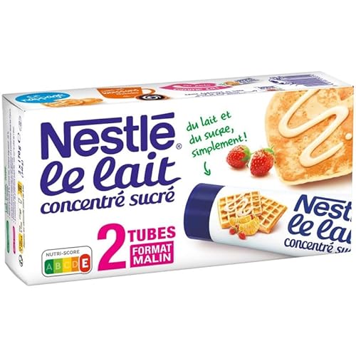 Nestlé - Gezuckerte Kondensmilch 340G - Lot De 4 - Preis pro Los - Schnelle Lieferung von süßer Snack