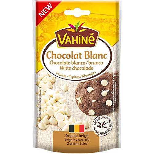 Vahiné - White Chocolate Chips 100G - Lot De 3 - Preis pro Los - Schnelle Lieferung von süßer Snack