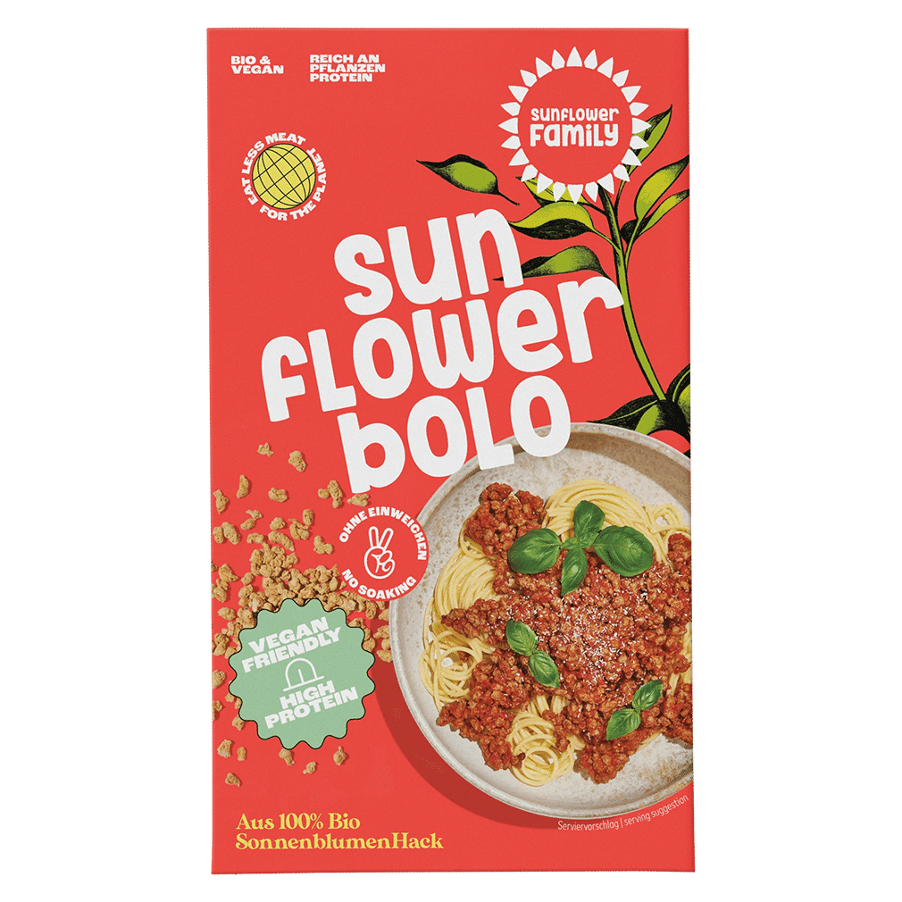 Bio Sonnenblumen Hack Bolognese, 131g von sunflower Family