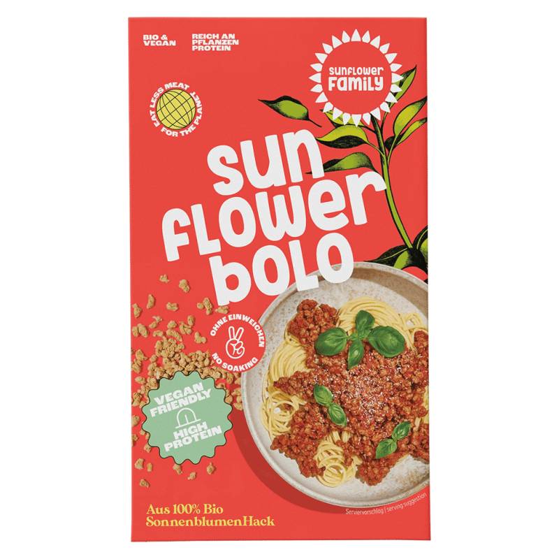 Bio Sonnenblumen Hack Bolognese, 131g von sunflower Family