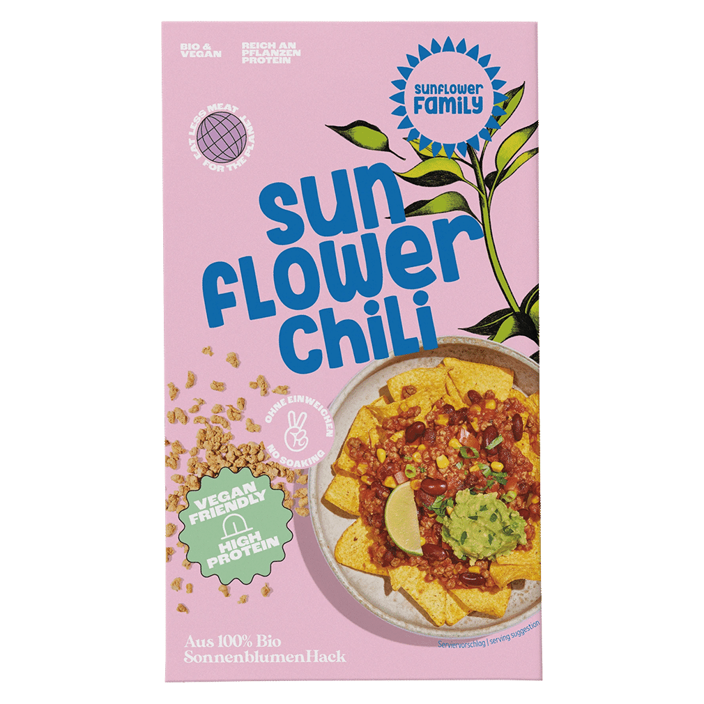 Bio Sonnenblumen Hack Chili sin Carne, 131g von sunflower Family