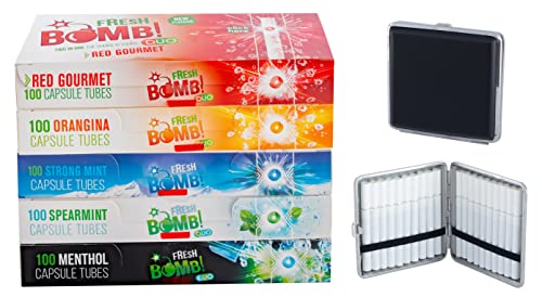 Fresh Bomb Mix Verschiedene Geschmacksorten Verschiedene Größen (Mix Paket Mit Etui) von sunmondo