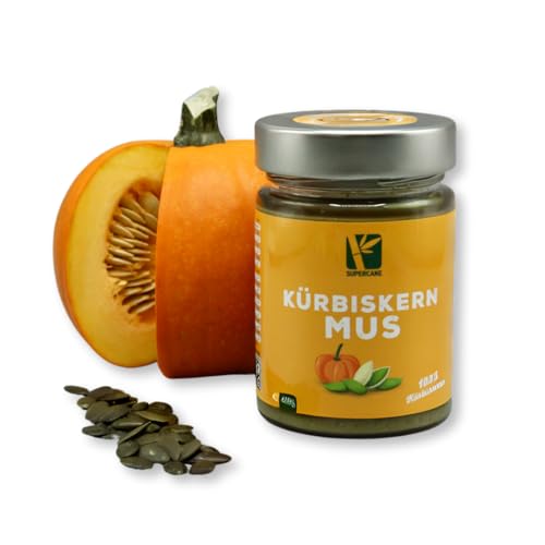 Cremiges Kürbiskernmus aus 100% Kürbiskernen | Proteinreich | Vegan & Glutenfrei | 300gr Cremiges Kürbiskernmus aus 100% Kürbiskernen | Proteinreich | Vegan & Glutenfrei | 300gr von supercane