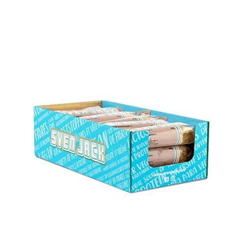 Sven Jack (Energy Cake) – Weiße Schokolade 18x 65g (1,17kg) - Haferflockenriegel mit saftig weicher Form, überzogen mit zart schmelzender Schokolade von svenjack