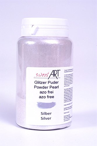 Glitzer Silber Puder 25 g Glitzer Silber Puder 25 g von sweetART Germany