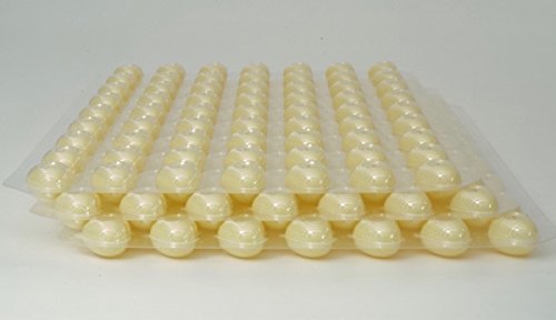 189 Stk. 3-Set Mini Schokoladenherz Hohlkörper Weiss von sweetART Germany