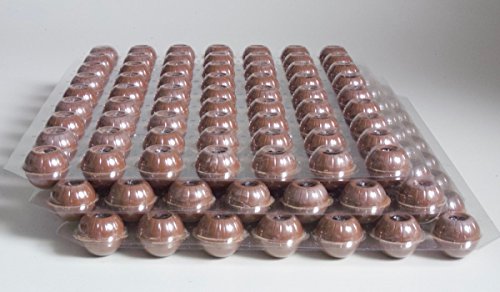 3 Set 126 Stk. Mega Schokoladentrüffel Hohlkugeln - Pralinen Hohlkörper Vollmilch von sweetART Germany