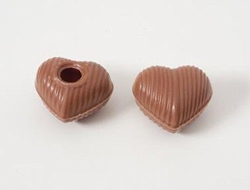 63 Stk. Mini Schokoladenherz Hohlkörper Vollmilch von sweetART Germany