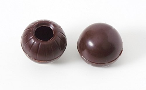 63 Stk. Schokoladentrüffel Hohlkugeln - Pralinen Hohlkörper edelbitter von sweetART Germany