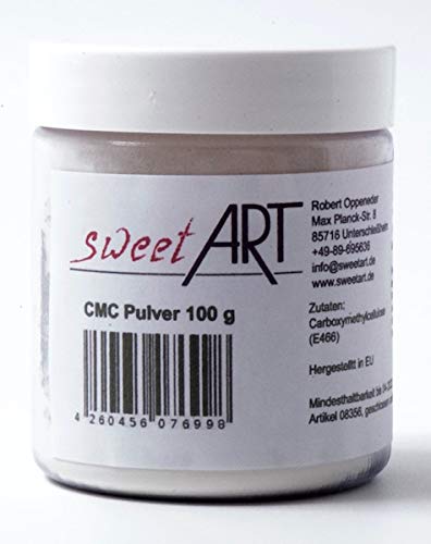 CMC Pulver 100 g - Essbarer Kleber von sweetART Germany