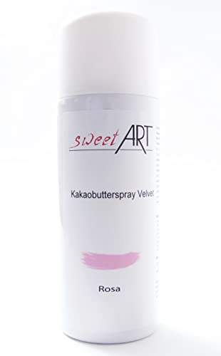 Farb Spray Rosa 400 ml Kakaobutter Velvet von sweetART Germany