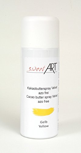 Farbspray Eigelb Kakaobutter Velvet 400 ml Farbspray Eigelb Kakaobutter Velvet 400 ml von sweet Art Germany