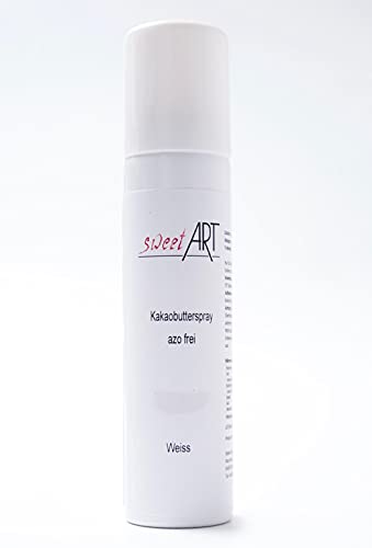 Farbspray Weiss 100 ml Kakaobutter Velvet von sweetART Germany