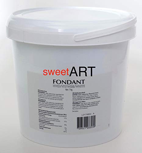 Fondant 7 kg PREMIUM SUPER Weiss von sweetART Germany