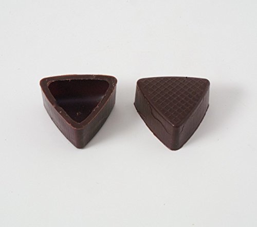 54 Stk. Pralinenschalen Dreieckig Zartbitter von sweetART Germany