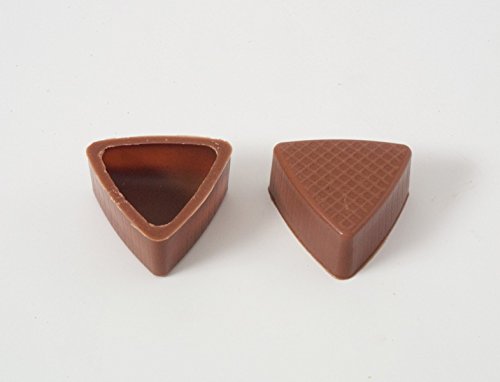 Pralinenschalen Dreieckig Vollmilch mit Rezeptvorschlag Pralinenschalen Dreieckig Vollmilch mit Rezeptvorschlag von sweetART Germany