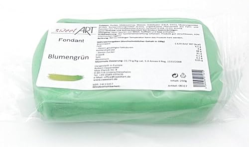Rollfondant sweetArt 250 g Blumengrün Rollfondant sweetArt 250 g Blumengrün von sweetART Germany