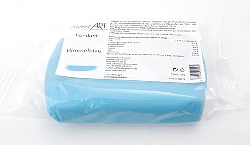 Rollfondant sweetArt 250 g Hellblau Rollfondant sweetArt 250 g Hellblau von sweetART Germany