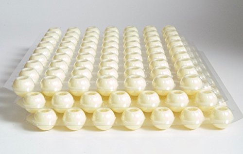 Schokoladen Trüffel Hohlkugeln - Praline Hohlkörper weiss - 3 Set 189 Stück von sweetART Germany