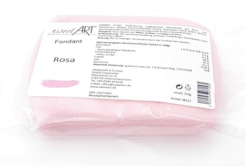 sweetart Rollfondant 250 g Rosa von sweetART Germany