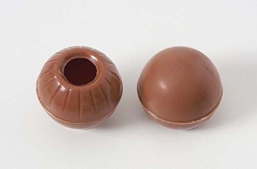 504 Schokoladen Trüffel Hohlkugeln - Praline Hohlkörper Vollmilch mit Rezeptvorschlag von sweetART Germany