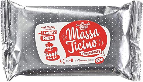 Massa Ticino Rollfondant Rot 250 g von sweetART Germany