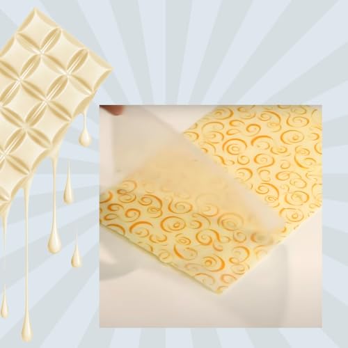 Sweetec Individuell essbarer Druck auf Schokotransferfolien - Choco Sheets personalisiert mit eigenes foto logo text bestellen Logos für Pralinen, bedruckter Schokolade (Rechteck 20x26cm) Sweetec Individuell essbarer Druck auf Schokotransferfolien - Choco Sheets personalisiert mit eigenes foto logo text bestellen Logos für Pralinen, bedruckter Schokolade (Rechteck 20x26cm) von sweetec
