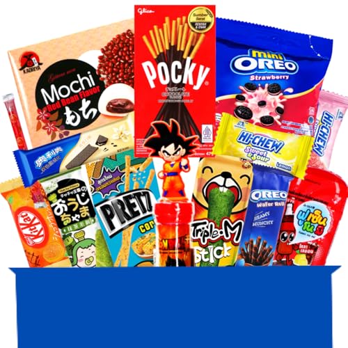 Asiatische Süßigkeiten Box - Japanische, Koreanische, Vietnamesische & mehr Süssigkeiten - Asiatische Snacks & Süßigkeiten aus aller Welt Box (M) von sweets aus aller welt