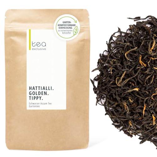 Assam Tee lose Hattialli Golden Tippy | Schwarzer Tee Single Origin Gartentee | floral, würzig, komplex | 100g Beutel - tea exclusive Assam Tee lose Hattialli Golden Tippy | Schwarzer Tee Single Origin Gartentee | floral, würzig, komplex | 100g Beutel - tea exclusive von tea exclusive