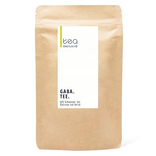 GABA Tee BIO | ökologisch angebauter Schwarzer Bio Tee Gabaron (Gabalon Tee/Gabaron Tee) | angenehm süßlich | 80g - tea exclusive von tea exclusive