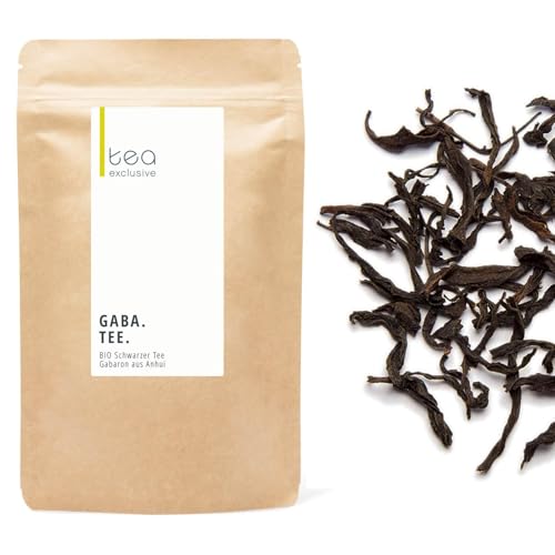 GABA Tee BIO | ökologisch angebauter Schwarzer Bio Tee Gabaron (Gabalon Tee/Gabaron Tee) | angenehm süßlich | 80g - tea exclusive von tea exclusive