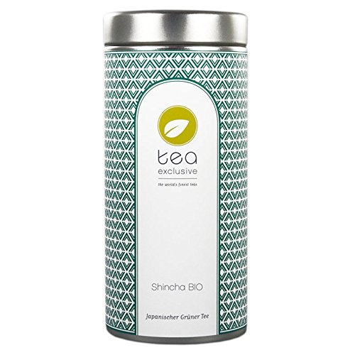Shincha BIO | Grüner Tee aus Japan | 1. Pflückung First Flush "Kabusecha" | lieblich-mild sanft herb mit Zitrusnote | Dose 70g - tea exclusive von tea exclusive