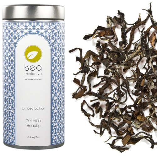 tea exclusive | Oriental Beauty Oolong Tee Bai Hao | honigsüßer Geschmack, handverarbeitet | Taiwan Formosa | Dose 50g von tea exclusive