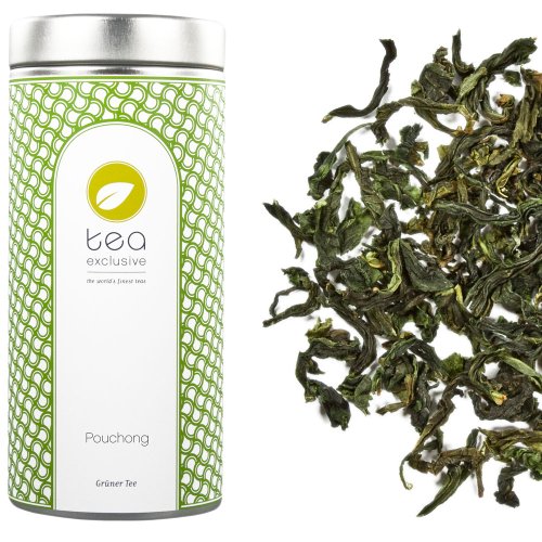 tea exclusive - Pouchong, Grüner Tee, Taiwan, Dose 50g von tea exclusive